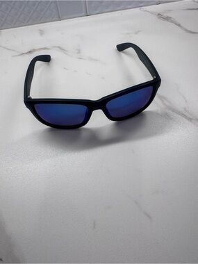 Neven Cerasani Waterfall Polarized Blue Lens Sunglasses with Black Frame
